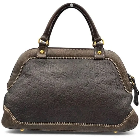 Gucci Dark Brown Leather Satchel - Picture 3 of 16